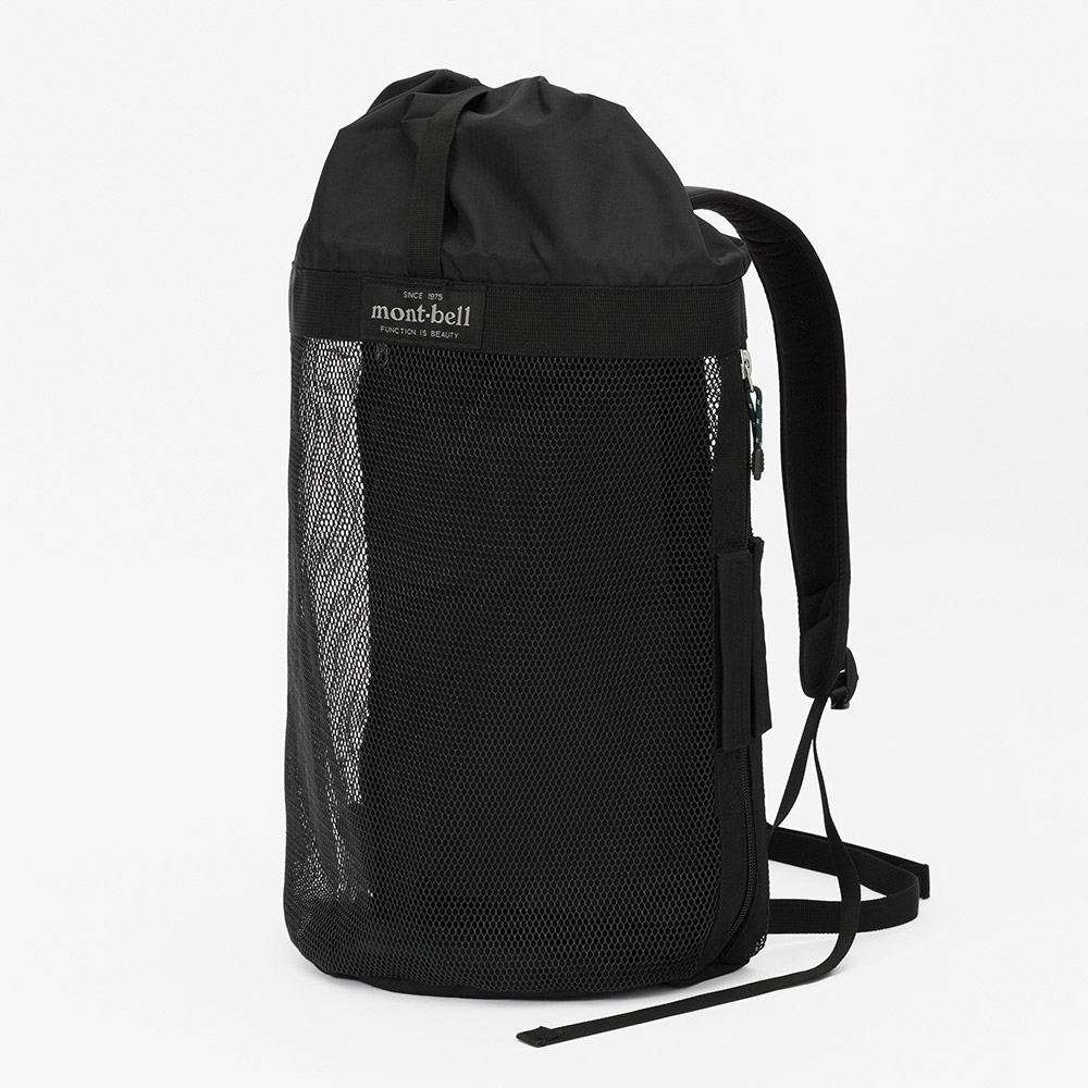 モンベルのメッシュギアバック